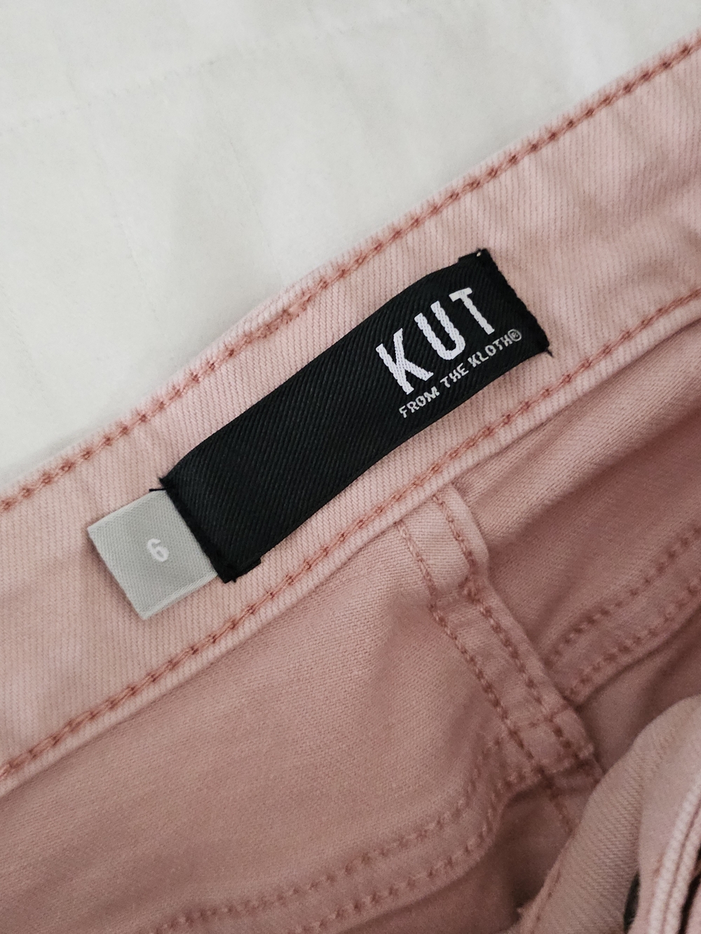 Kut from the Kloth Connie Fab AB Ankle Skinny High Rise Womens Size 6 Color Rose - Picture 10 of 12